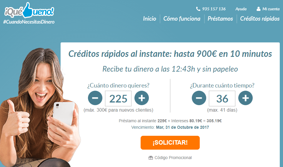 QuéBueno.es – Créditos rápidos en 10 minutos