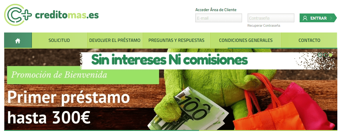 Creditomas – Préstamos rápidos y créditos online de hasta 900€ en tan sólo 15 minutos