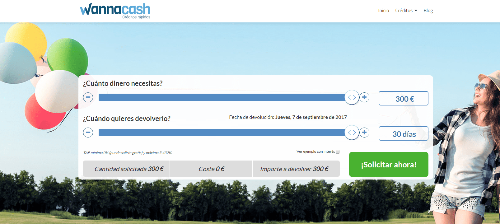 Wannacash – Solicita créditos rápidos y prestamos personales de hasta 25.000€