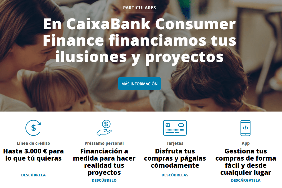 CaixaBank Consumer Finance Solicita Prestamos Y Créditos Online