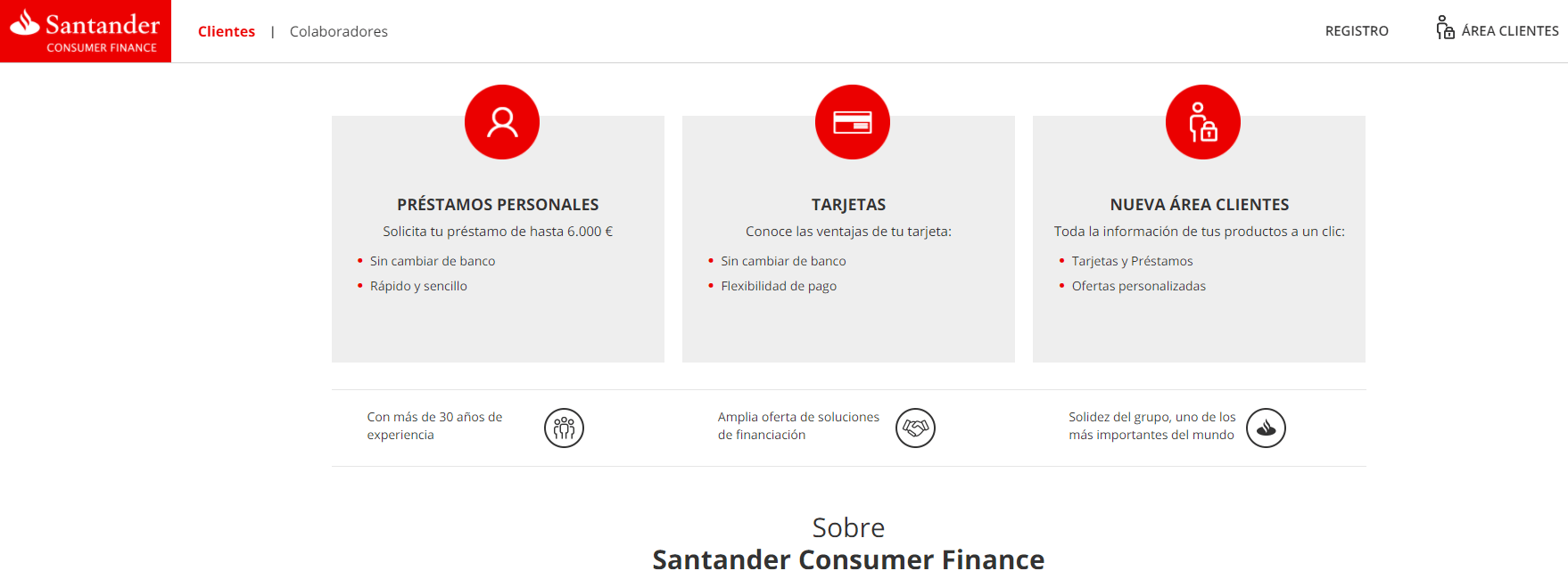 Santander Consumer Finance Solicita Prestamos Y Créditos Online