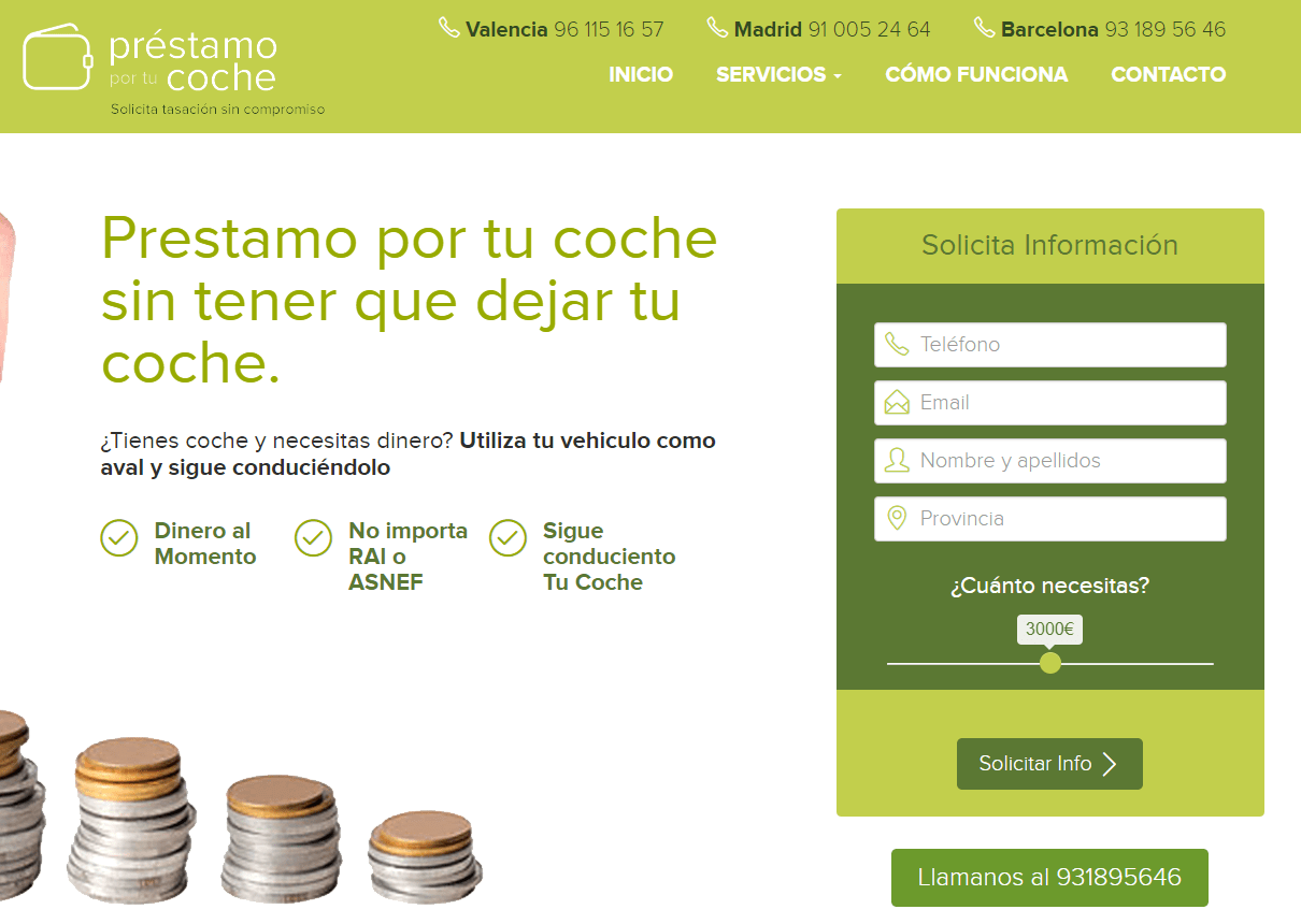 Prestamoportucoche.net – Máxima tasación y con intereses bajos